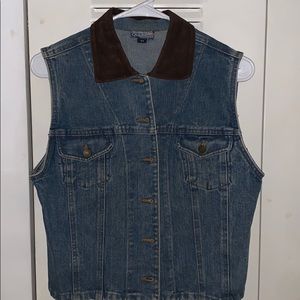 Vintage Jean Jacket Vest